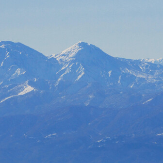 白馬岳と火打山、焼山