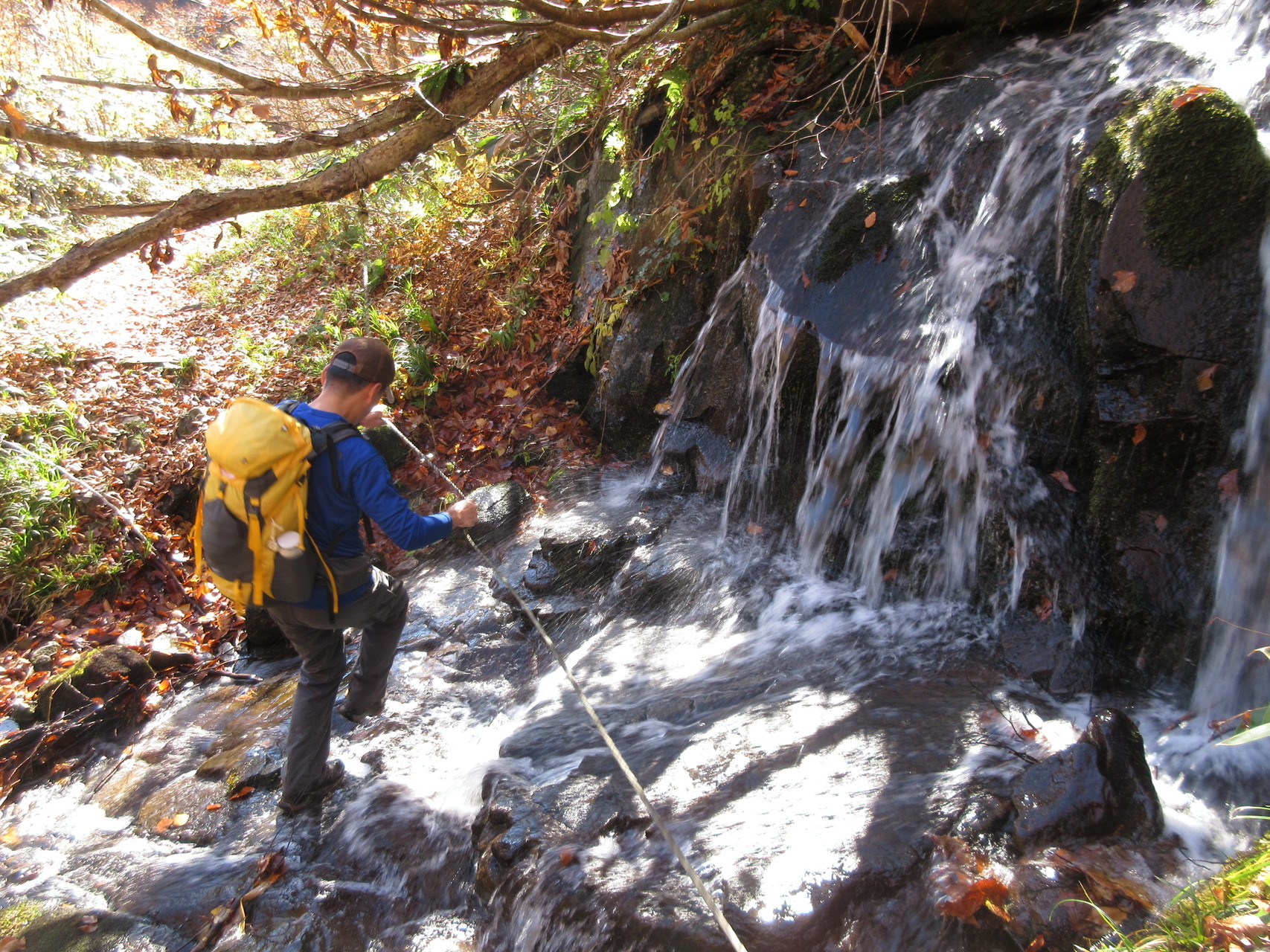 清水街道ハイキング 旧道 新道 谷川岳 七ツ小屋山 大源太山の写真30枚目 武能沢の流れ 新道武能沢出合 Yamap ヤマップ