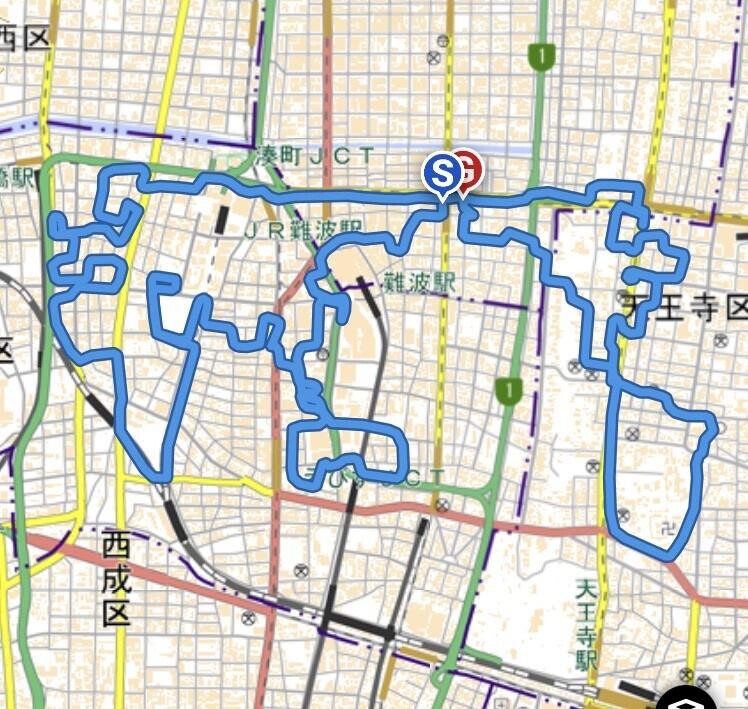 大阪 世界一周walking / DenEmoさんの大阪市の活動データ YAMAP / ヤマップ