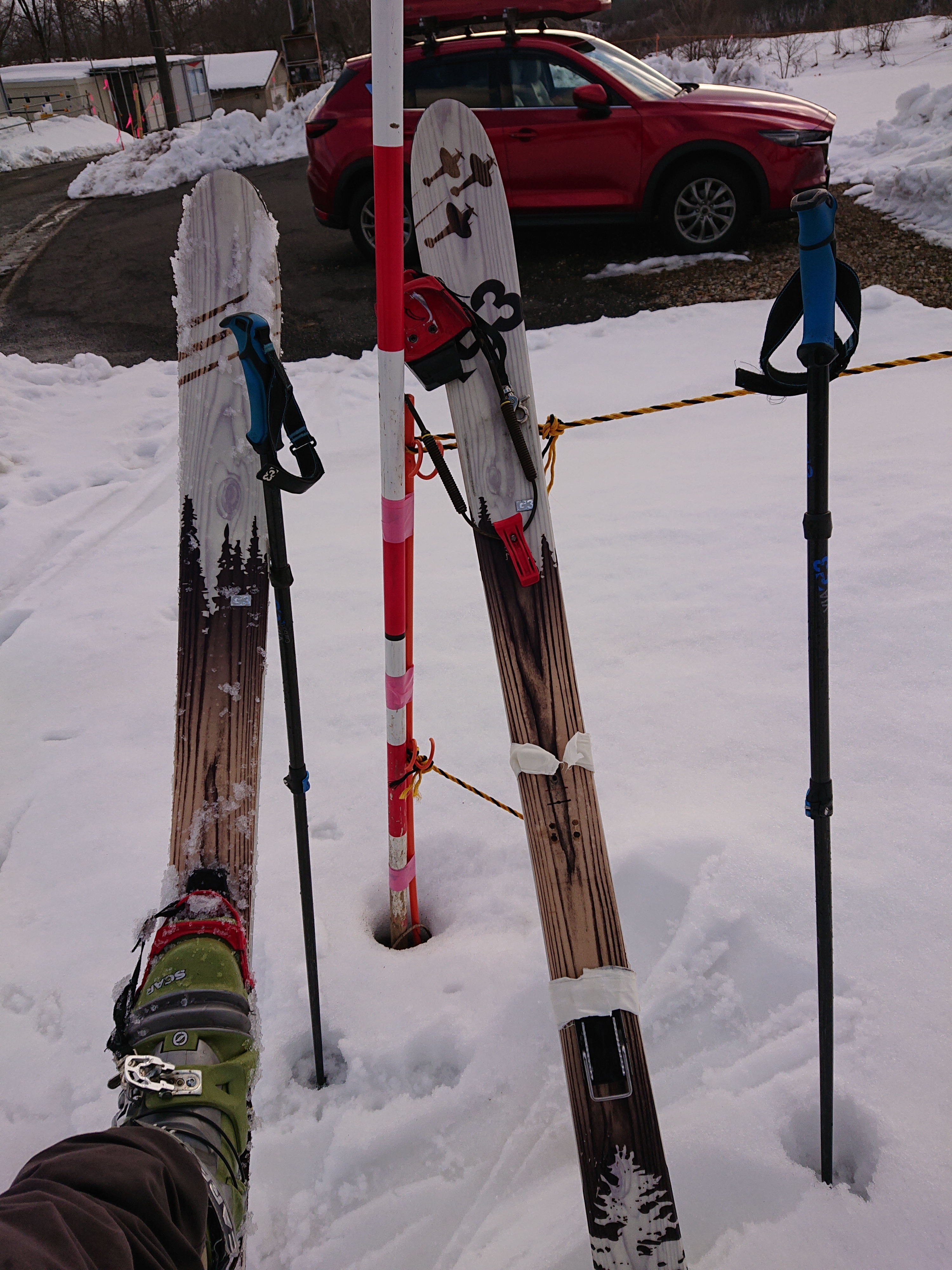 毛無山 庄原市高野町 スキー登山 ただし道具が壊れて引き返す Nissieさんの猿政山の活動データ Yamap ヤマップ