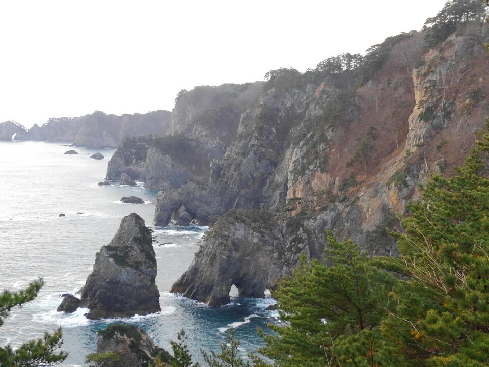 北山崎展望台 大峰山 七ツ森 岩手県田野畑村 めたぼんさんのみちのく潮風トレイル 普代村南部 田野畑村ルートの活動データ Yamap ヤマップ