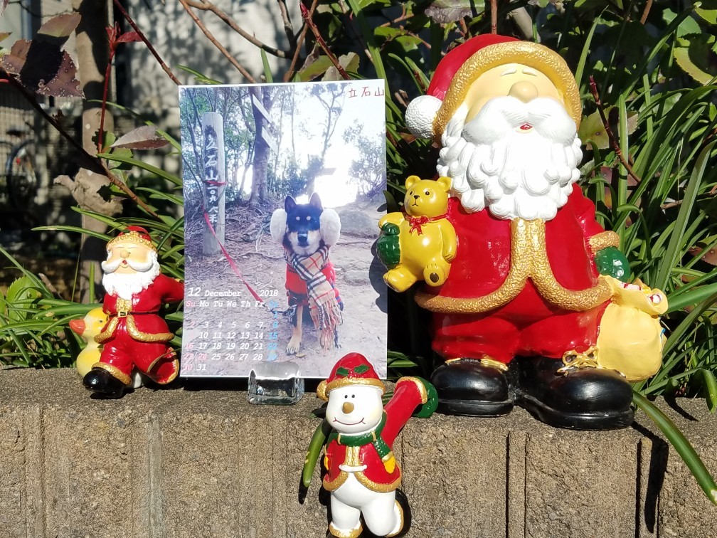 高尾山でメリークリスマス クロちゃん カレンダー Kikoさんの高尾山 陣馬山 景信山の活動データ Yamap ヤマップ