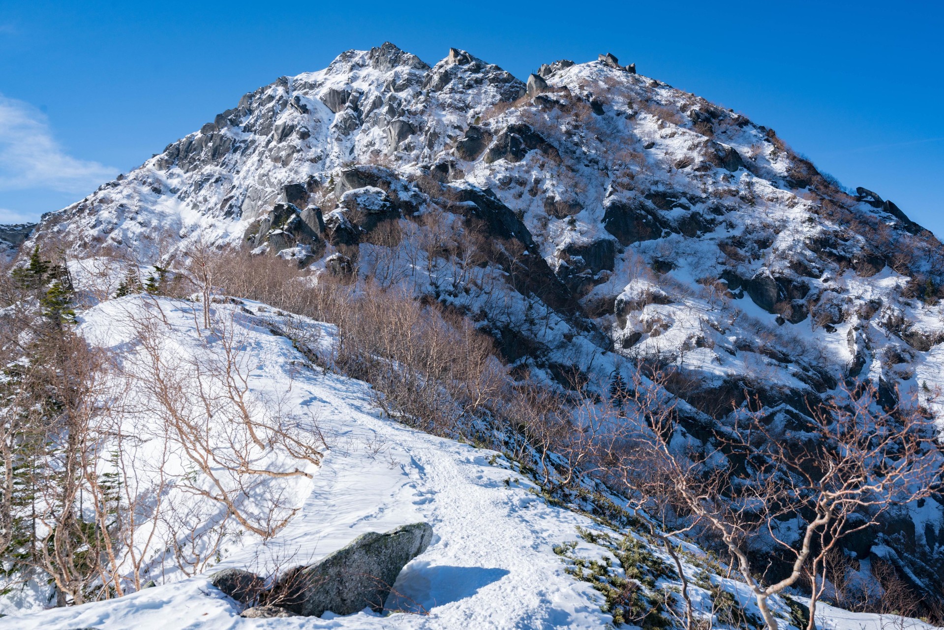 甲斐駒ヶ岳 厳冬期 黒戸尾根 日帰りソロ Noramimiさんの甲斐駒ヶ岳 日向山の活動データ Yamap ヤマップ