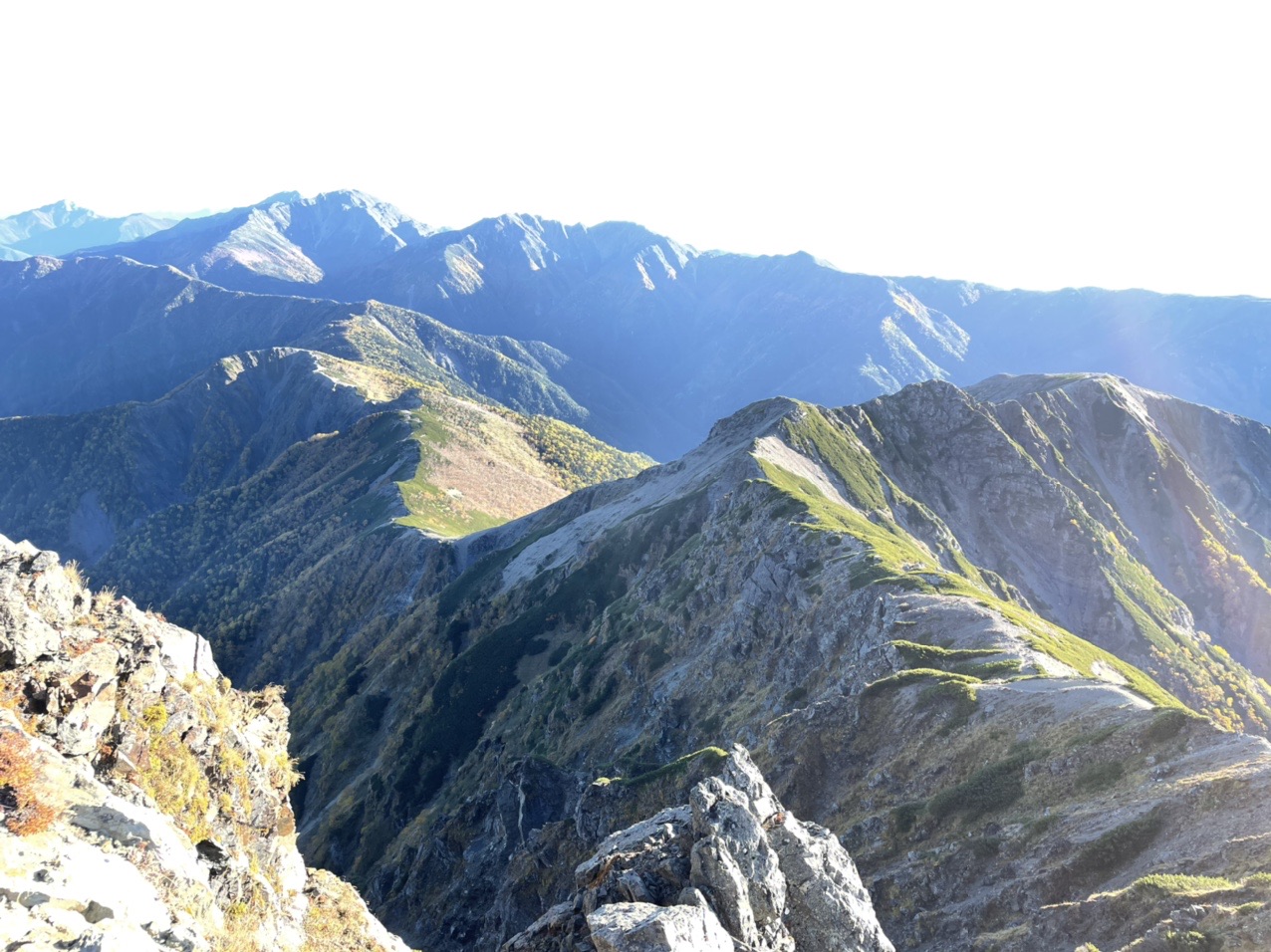南アルプス縦走 塩見岳 間ノ岳 北岳 ソロ 山荘2泊 だったんさんの塩見岳 権右衛門山 蝙蝠岳の活動データ Yamap ヤマップ