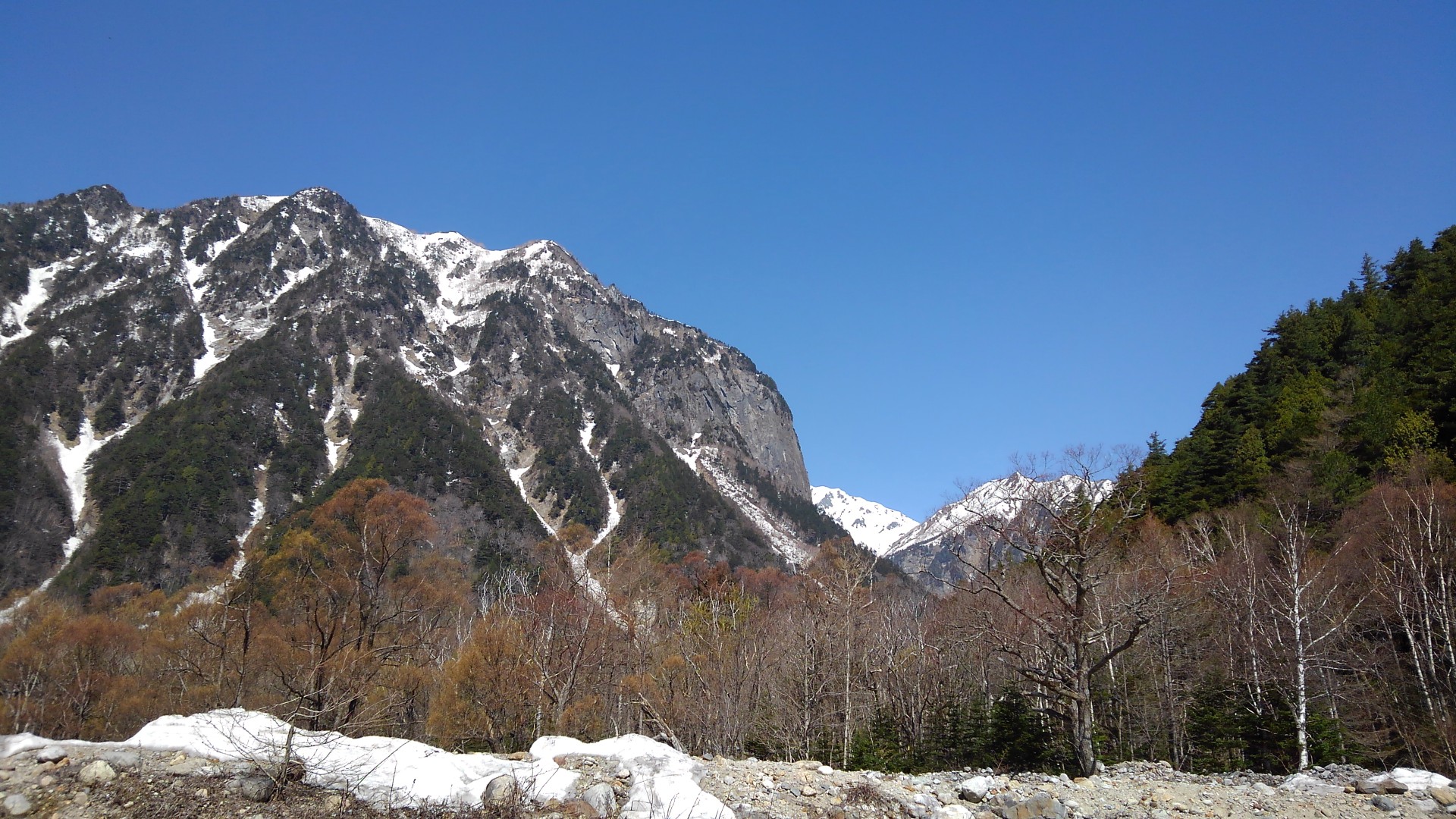残雪期の奥穂高岳 しーがみんさんの槍ヶ岳 穂高岳 上高地の活動日記 Yamap ヤマップ