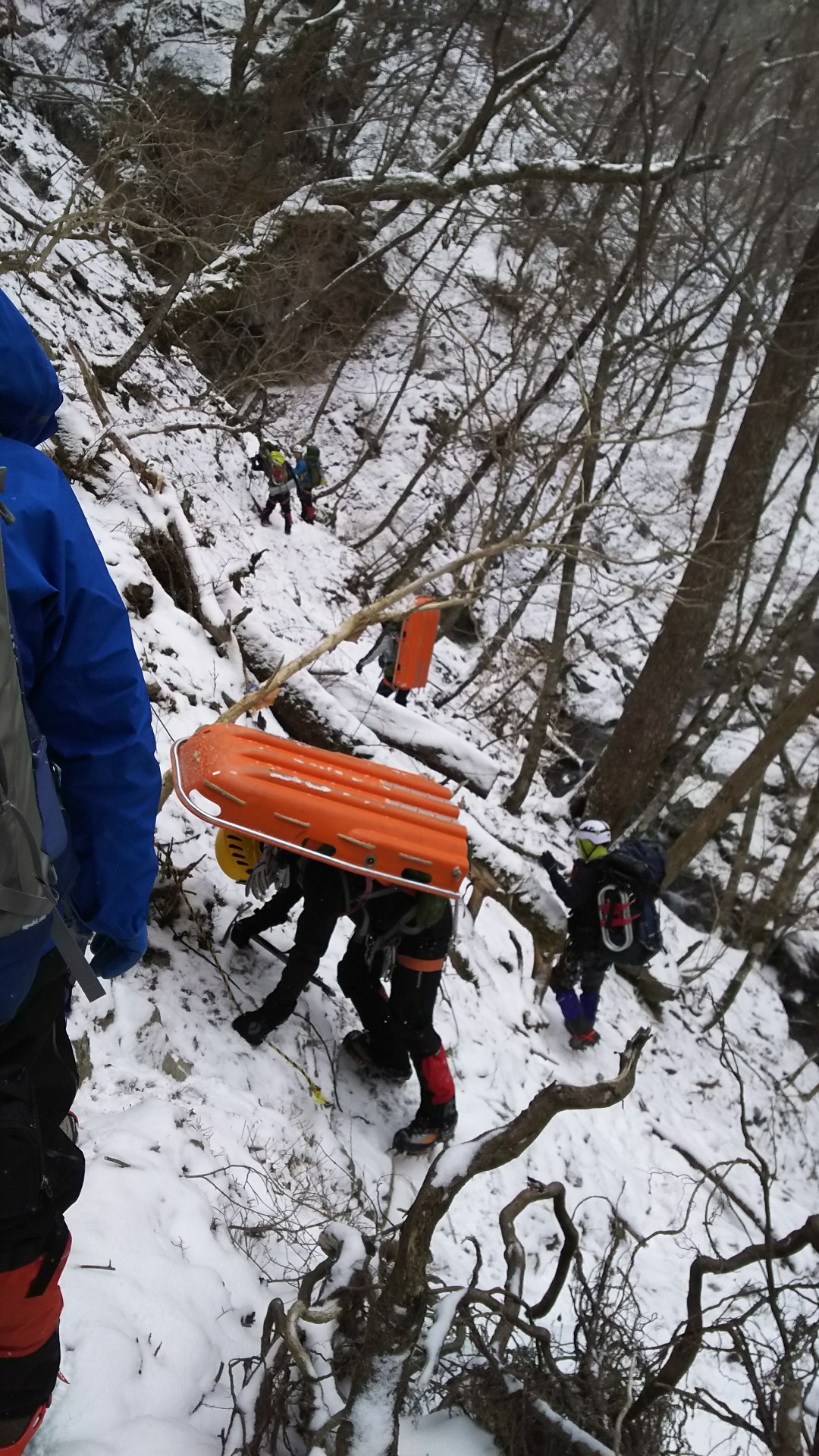 冬季山岳救助訓練18第1回 やまけいさんの三嶺 天狗塚 石立山の活動日記 Yamap ヤマップ