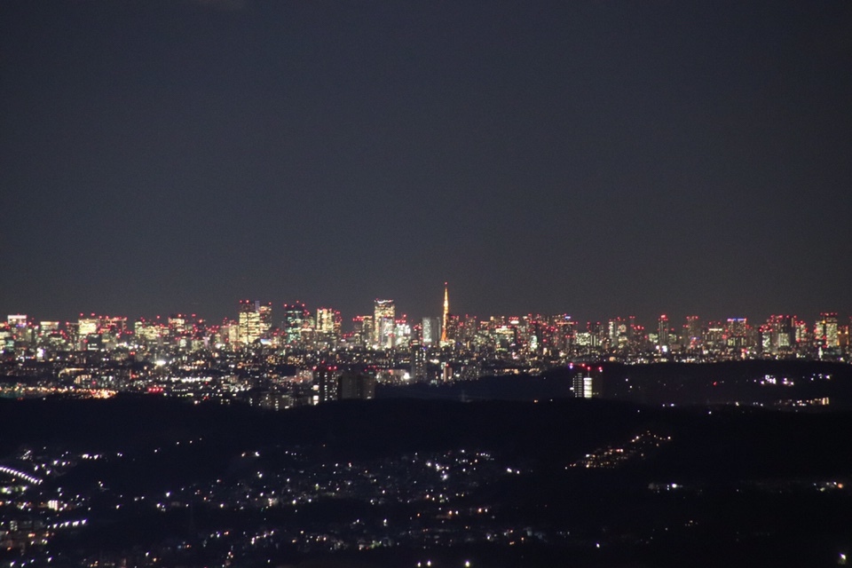 雪の高尾山と夜景 ヶ岳さんの高尾山 陣馬山 景信山の活動データ Yamap ヤマップ