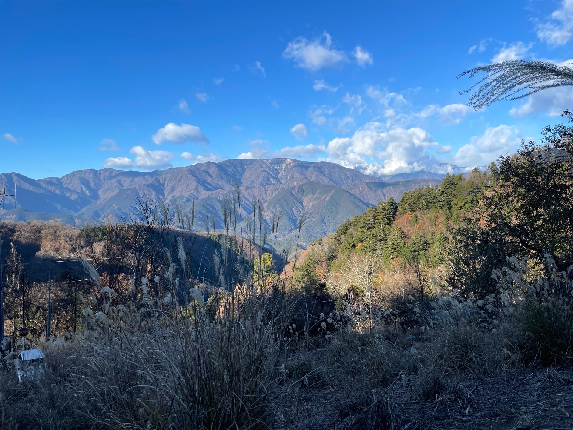 連なる山 連なる山 Ishizuchi Mountain Range] From Mt. Ishizuchi to