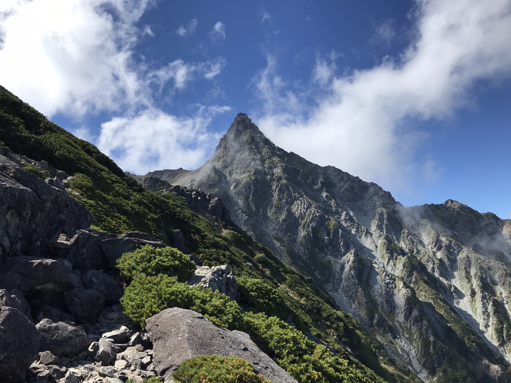 槍ヶ岳 表銀座ルート 19 09 14 16 ダシオさんの槍ヶ岳 穂高岳 上高地の活動データ Yamap ヤマップ