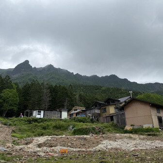 赤岳鉱泉から北沢へ