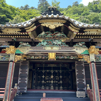 妙義神社は厳かでした。