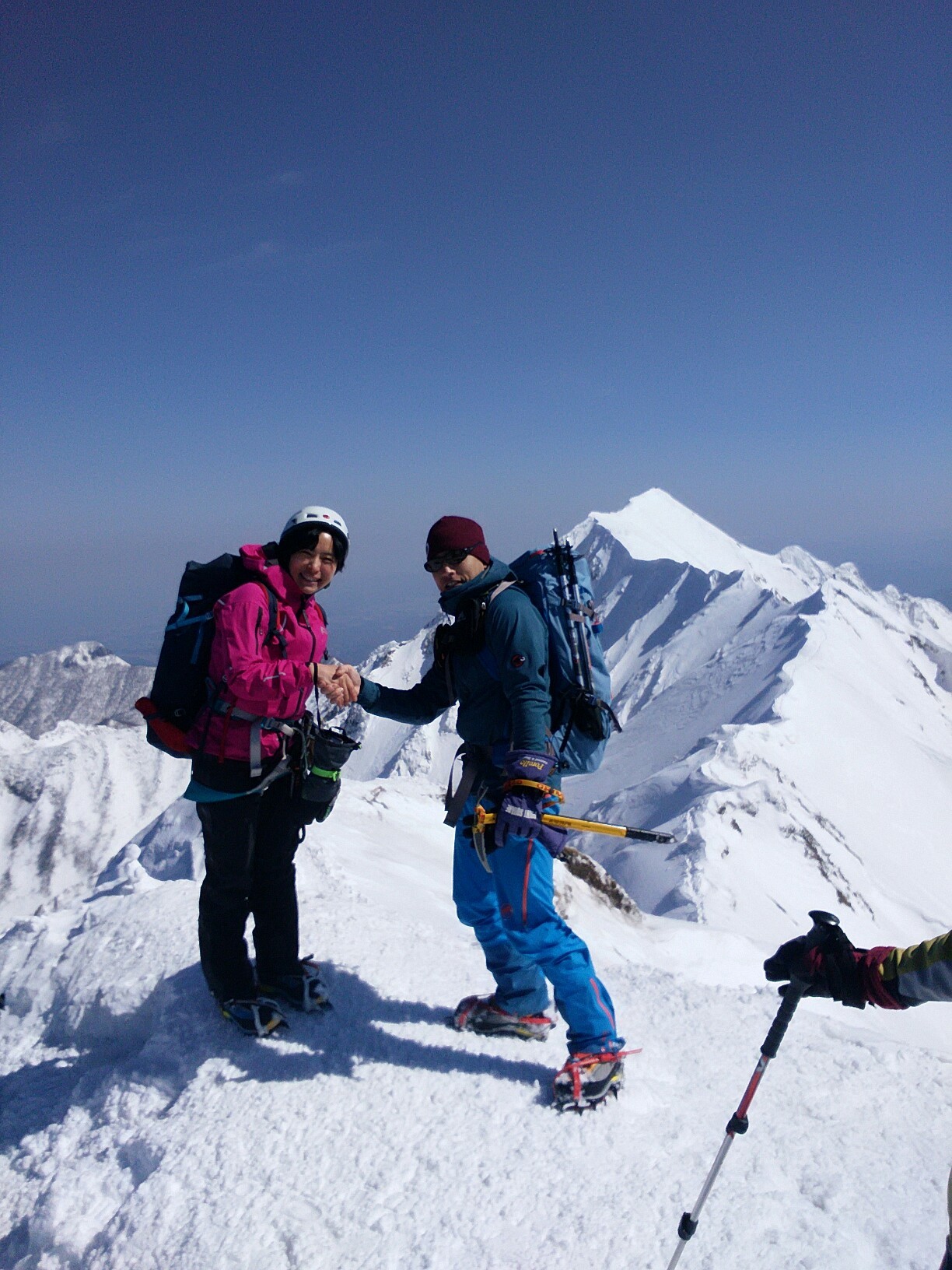 リベンジ大山は ど快晴 Hideさんの大山 鳥取県 甲ヶ山 野田ヶ山の活動日記 Yamap ヤマップ