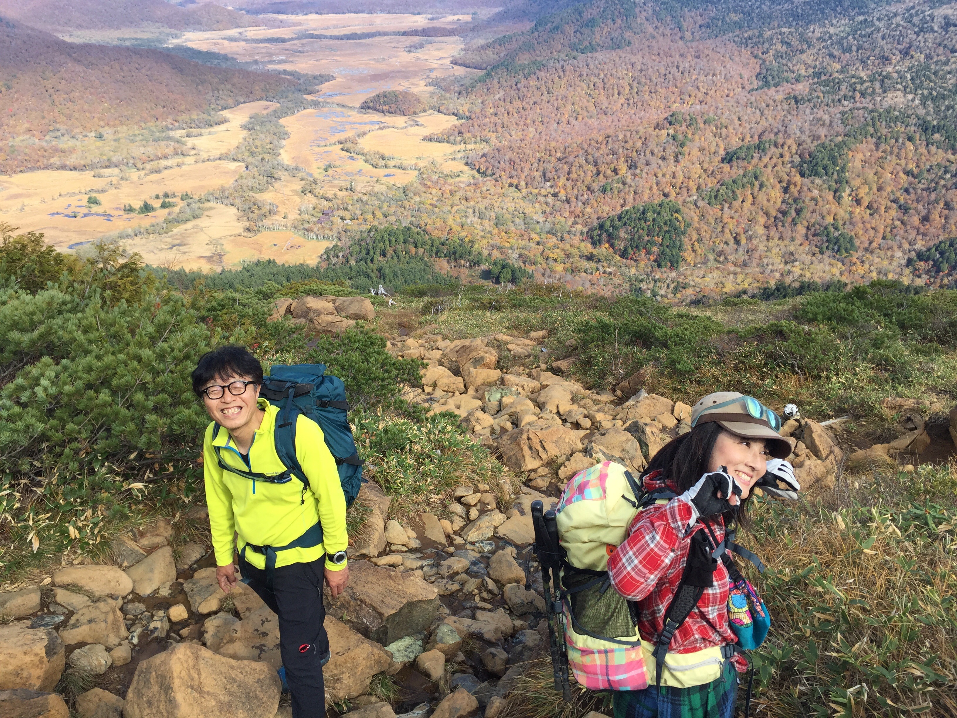 至仏山 尾瀬は紅葉 真っ盛り Kuroさんの至仏山 悪沢岳 笠ヶ岳の活動日記 Yamap ヤマップ