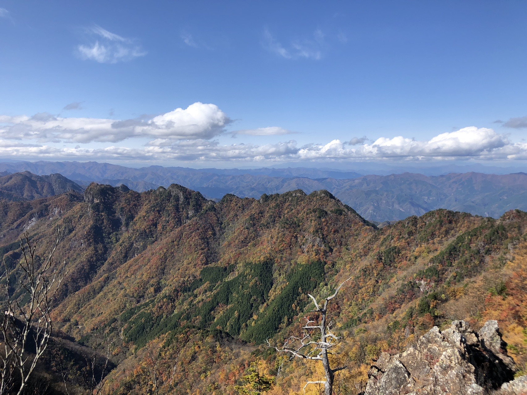 両神山 八丁峠から ジバマンさんの両神山 諏訪山 二子山の活動データ Yamap ヤマップ