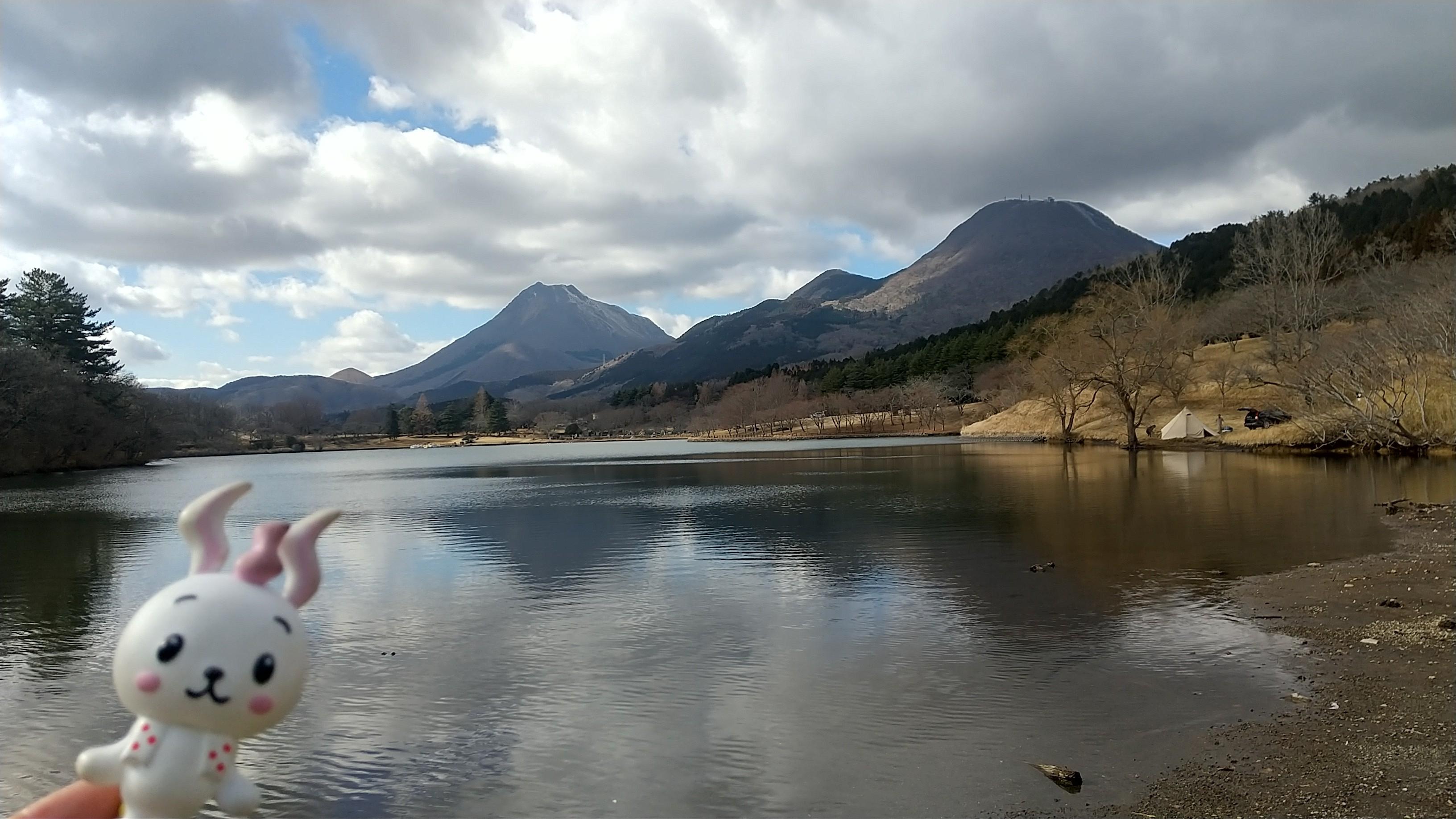 原　良次　リトグラフ　「山の湖」 原 良次 リトグラフ 「山の湖」
