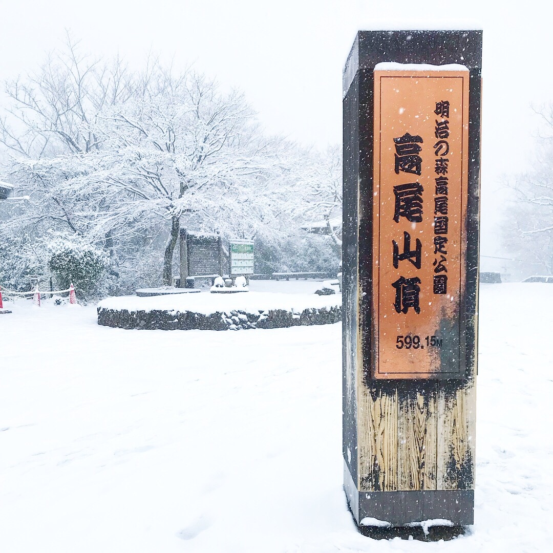 雪の高尾山 稲荷山 高尾山頂 6号路 Moemoenyanyaさんの高尾山 陣馬山 景信山の活動データ Yamap ヤマップ