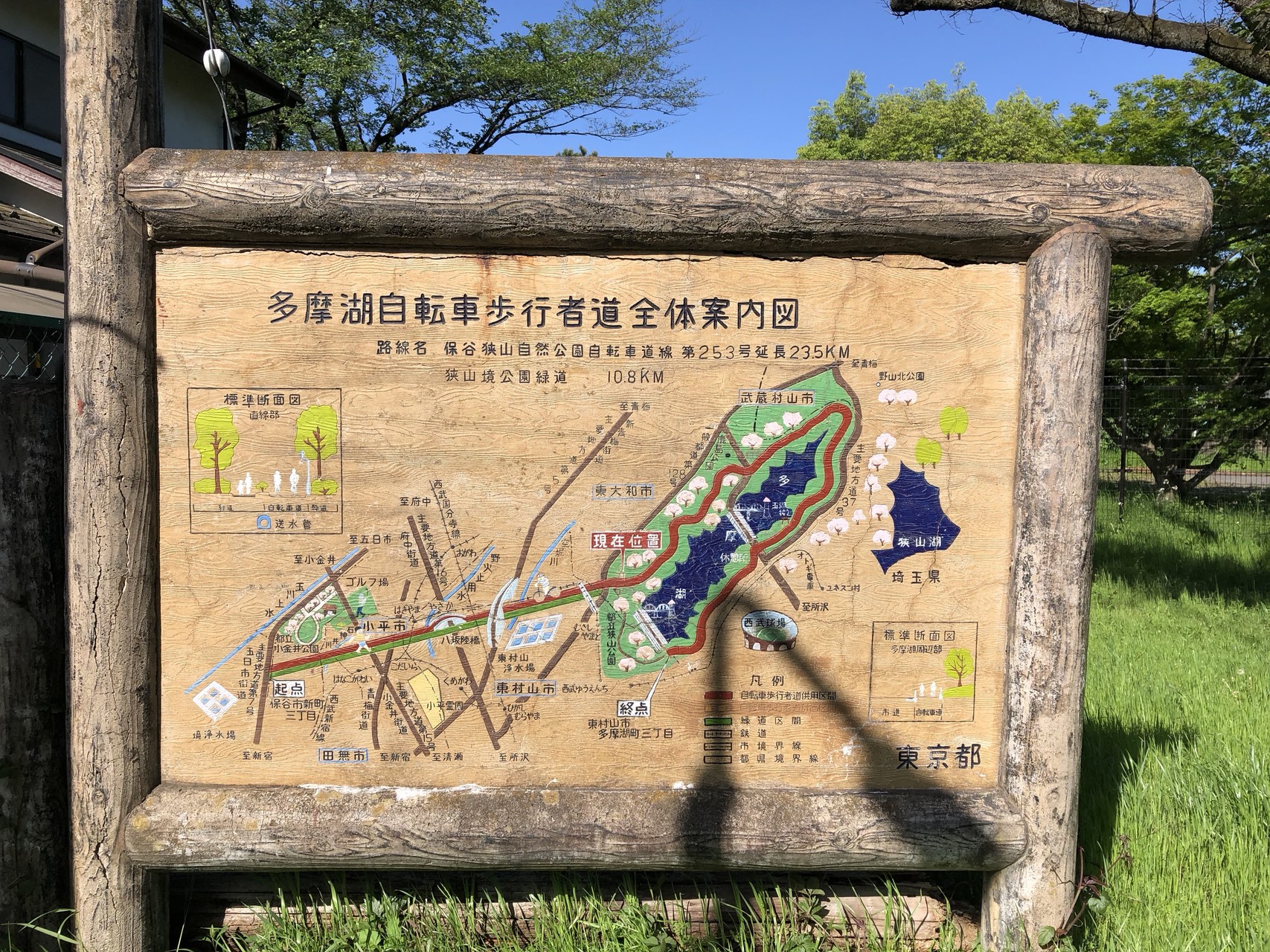多摩湖を一周 ちょっとだけ狭山湖 とっしーさんの国分寺市の活動日記 Yamap ヤマップ