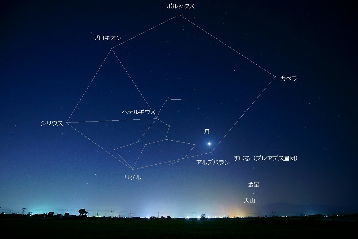 月とアルデバラン ヒアデス星団 の接近 H30 4 19 としちゃんさんの佐賀市の活動日記 Yamap ヤマップ