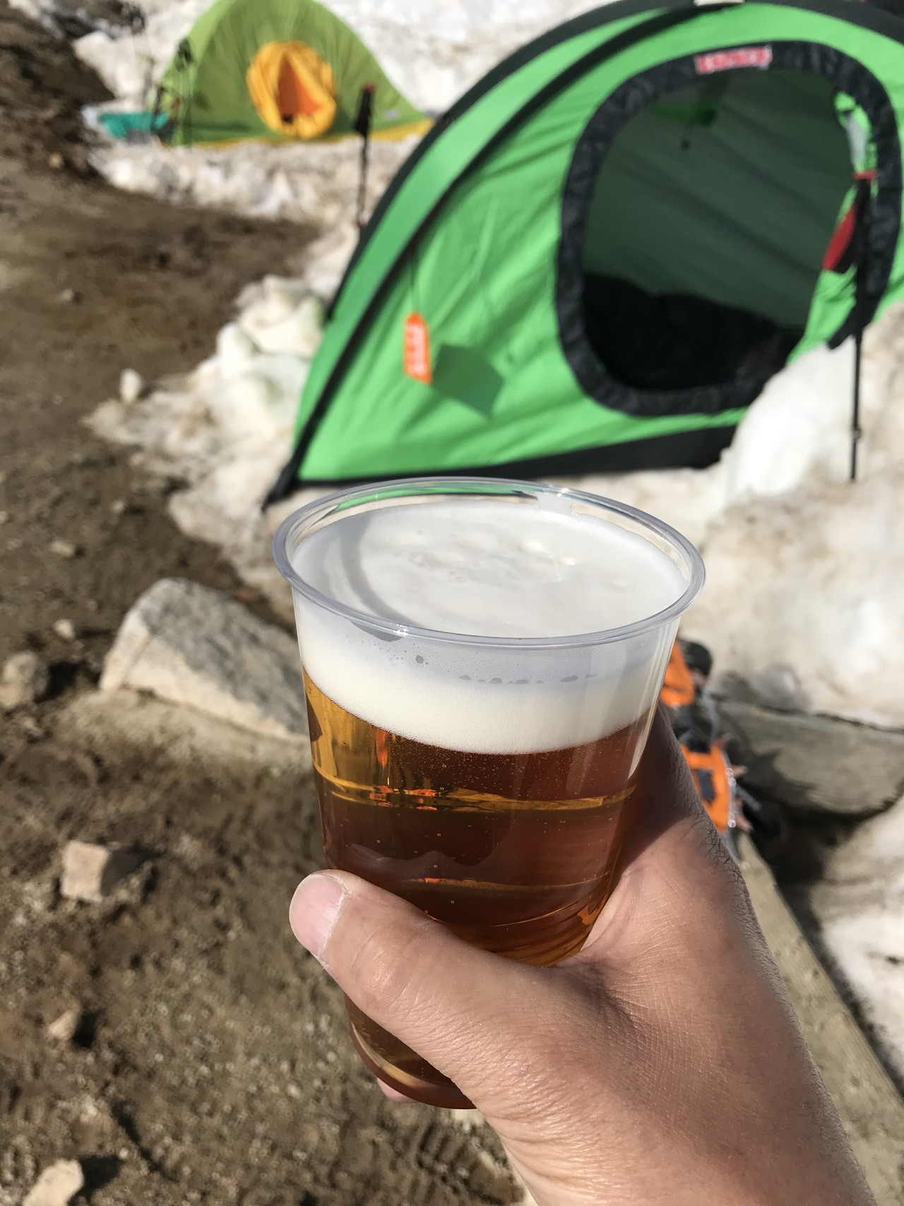 Day1 残雪期 燕岳テント泊 ひろっちさんの燕岳 餓鬼岳 唐沢岳の活動データ Yamap ヤマップ