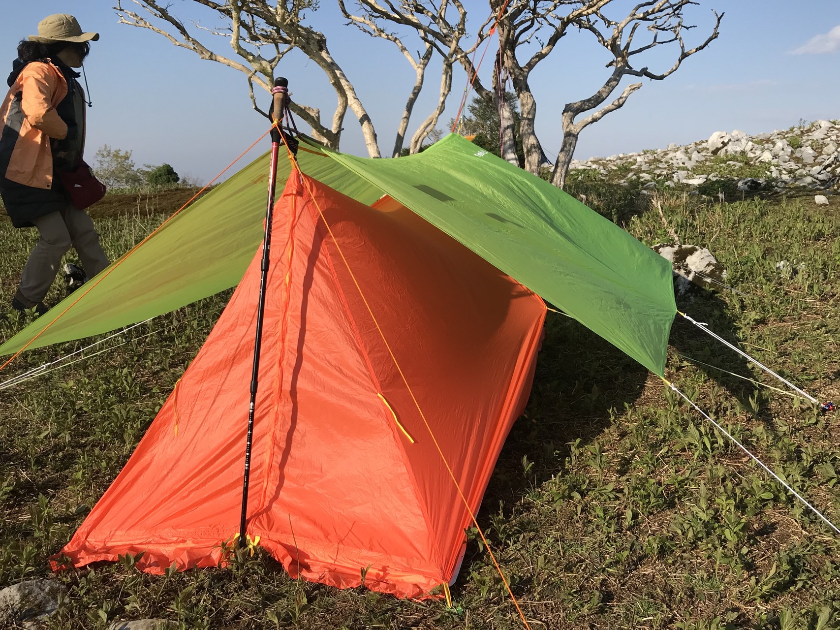 Gw恒例行事 藤原岳ツェルト泊 そして満開のシロヤシオ並木をを期待して Mirokuさんの藤原岳 御池岳の活動日記 Yamap ヤマップ