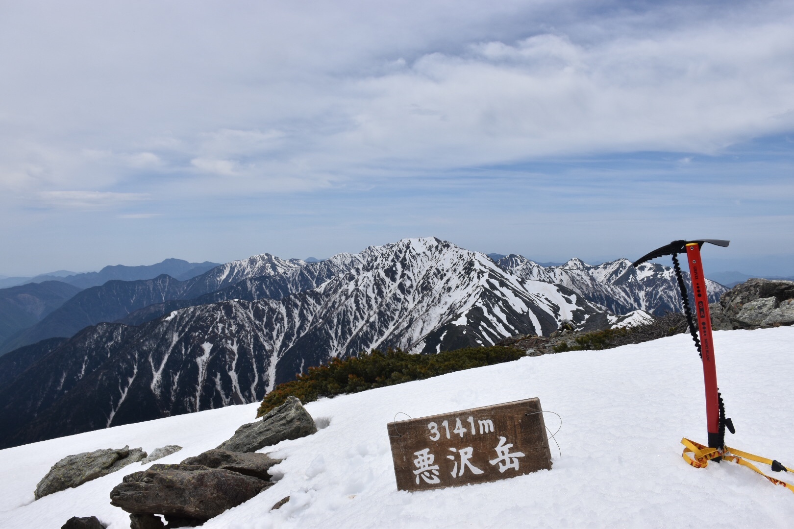 南アルプス残雪期big３ 聖岳 赤石岳 荒川三山 周回 さわらじまロッヂ 白蓬の頭 聖岳 赤石岳 荒川三山 さわらじまロッヂ たいよーさんの荒川岳 東岳 悪沢岳 前岳 中岳 赤石岳の活動データ Yamap ヤマップ