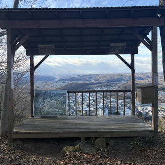 中山道（小田井宿・塩名田宿・八幡宿・望月宿・芦田宿） 二の丸にある展望台