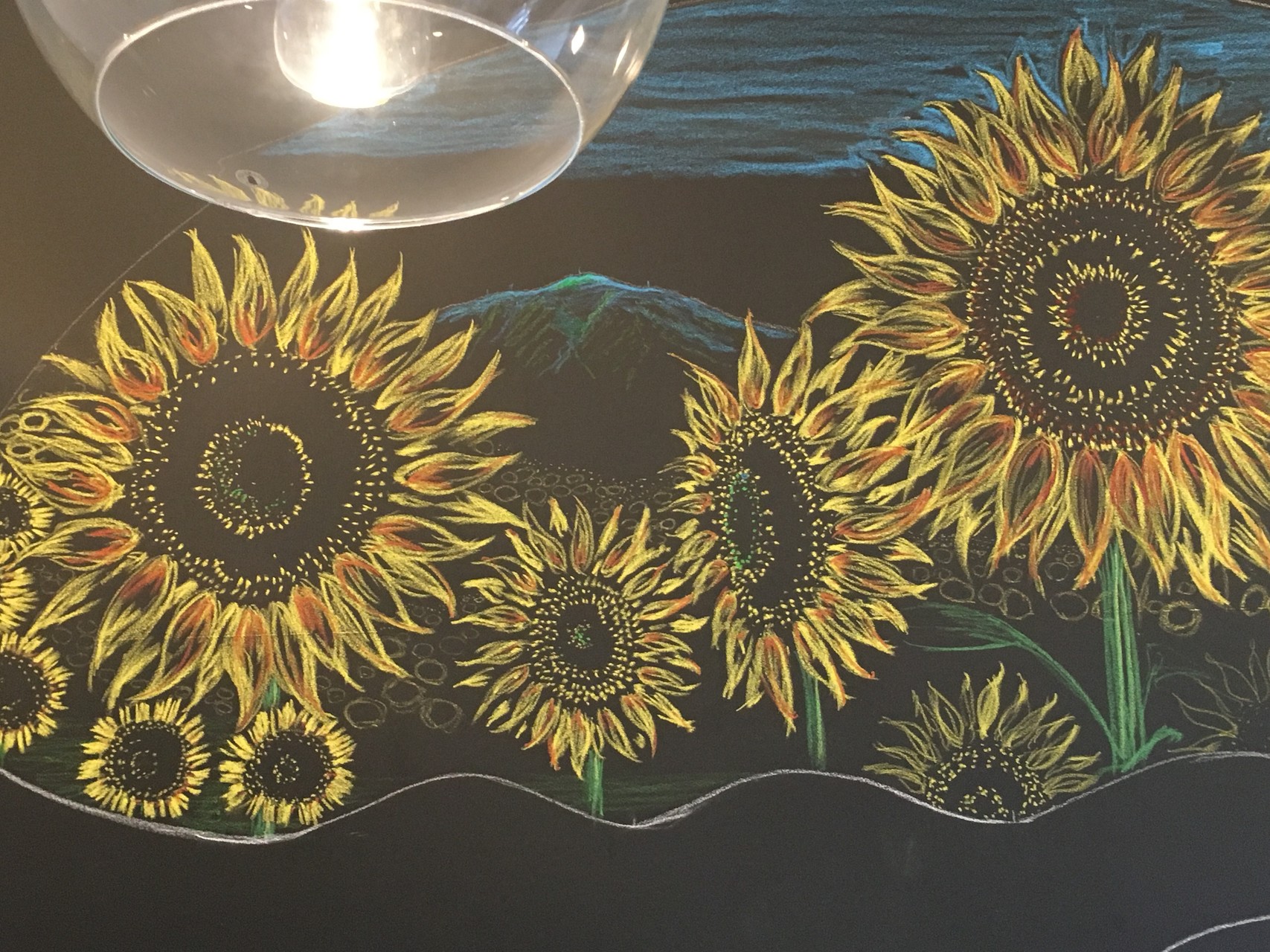 はじめての黒板アート 山スケッチ 44mopeak よしもぴーく さんの 公式 福岡市 防災情報含む の活動日記 Yamap ヤマップ