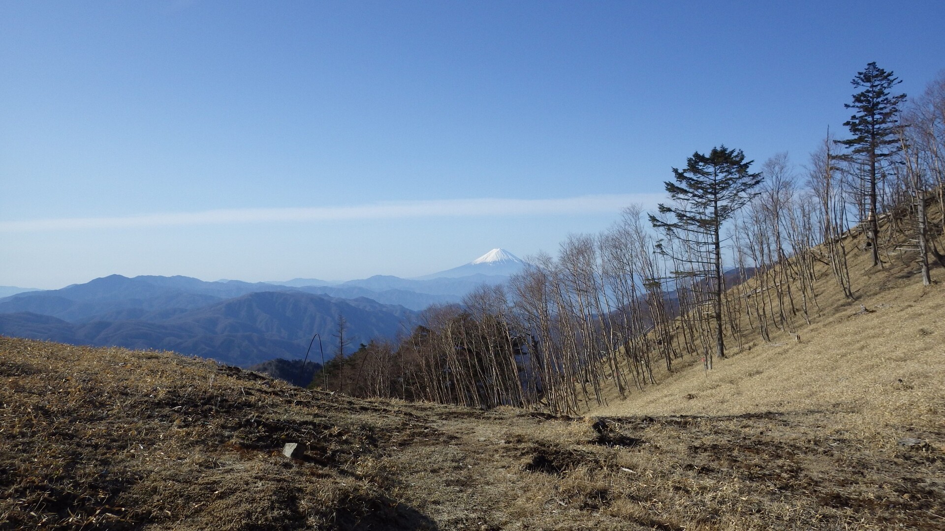 甲武信ヶ岳と雁坂峠 初の避難小屋泊