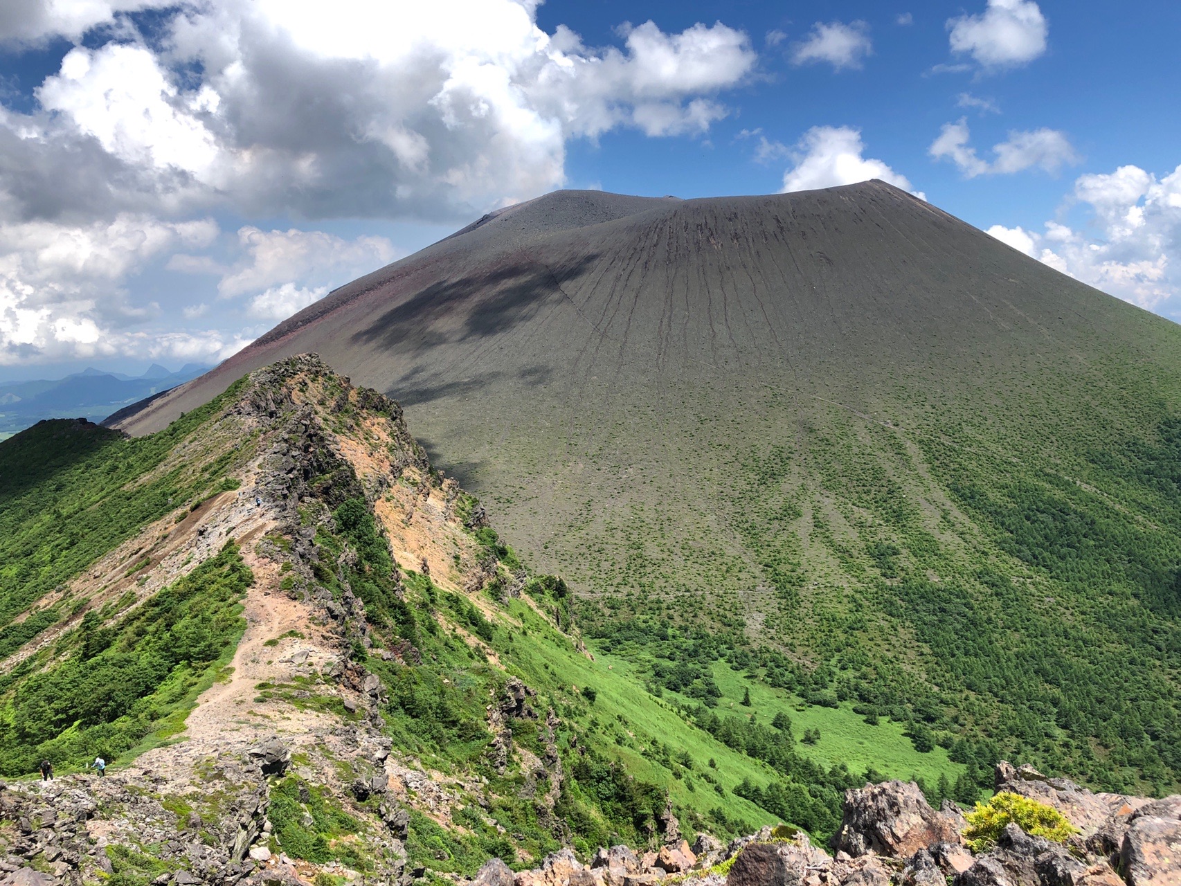 浅間山を見に黒斑山 蛇骨岳 仙人岳へ ちびさんの浅間山 黒斑山 篭ノ登山の活動データ Yamap ヤマップ