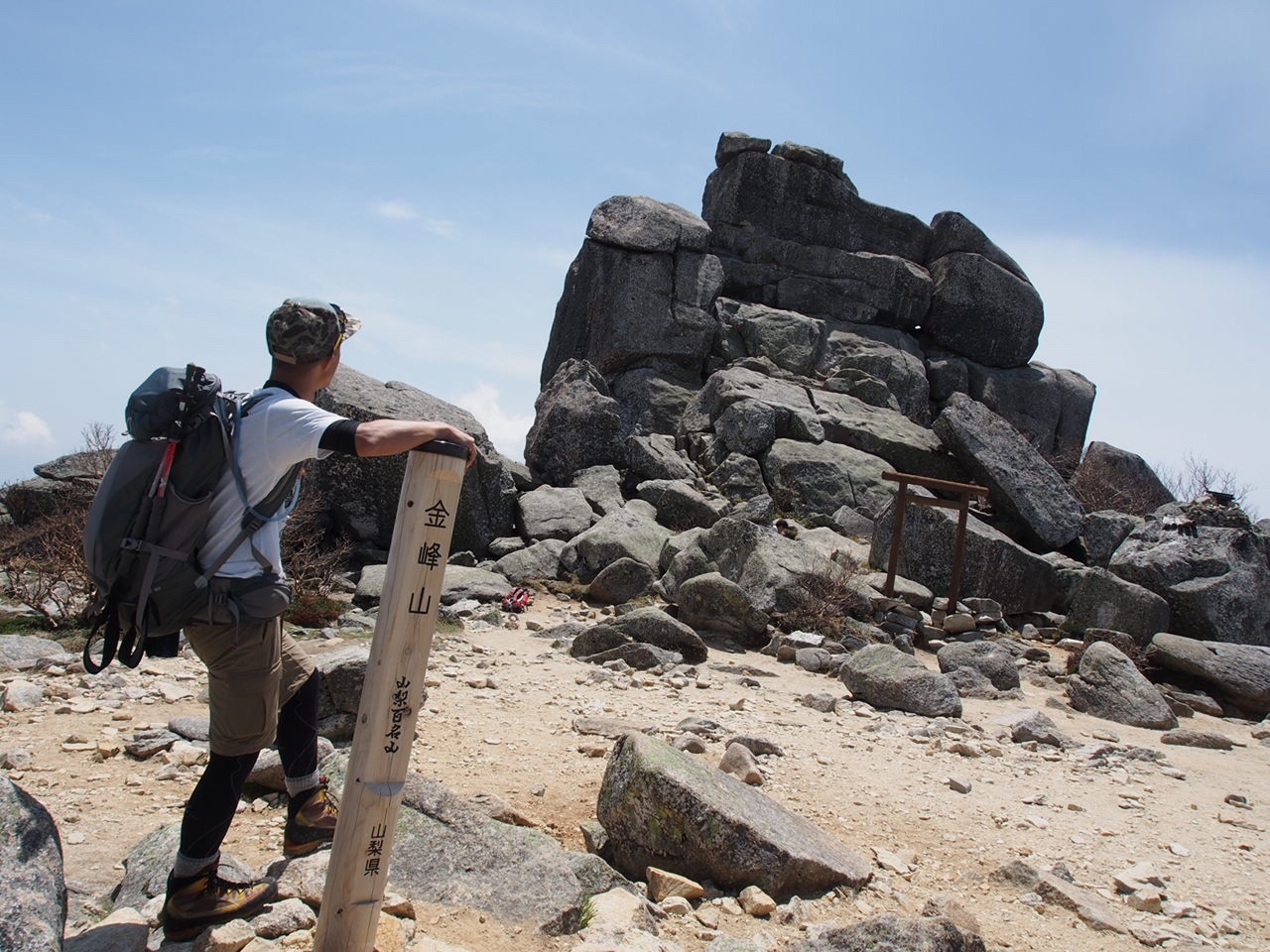 瑞牆山 金峰山 日帰りソロ たかみーさんの瑞牆山 金峰山の活動データ Yamap ヤマップ
