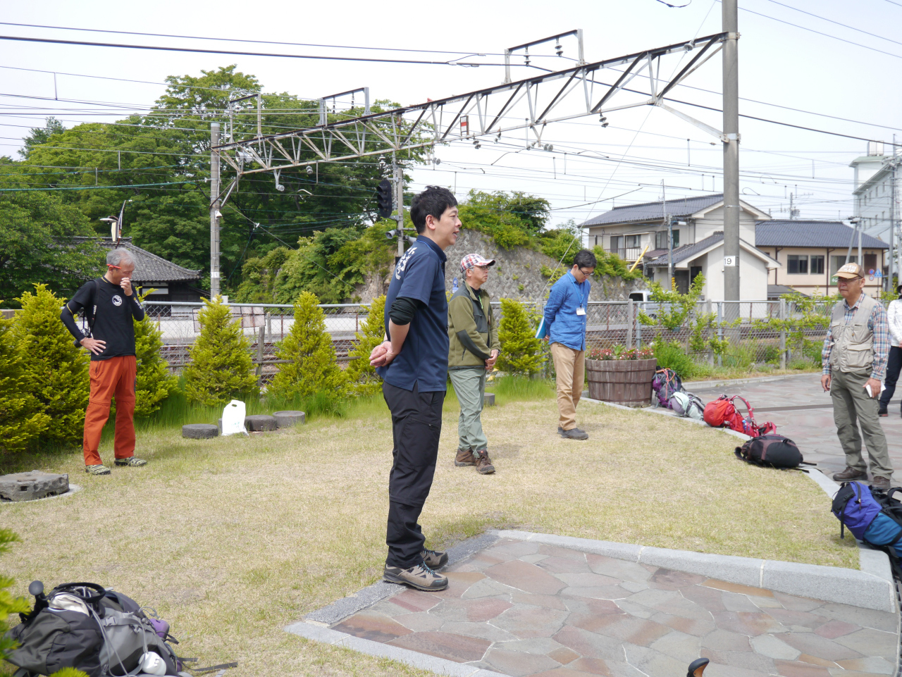 浅間山・黒斑山・篭ノ登山 出発式　こもろ観光局森田さん