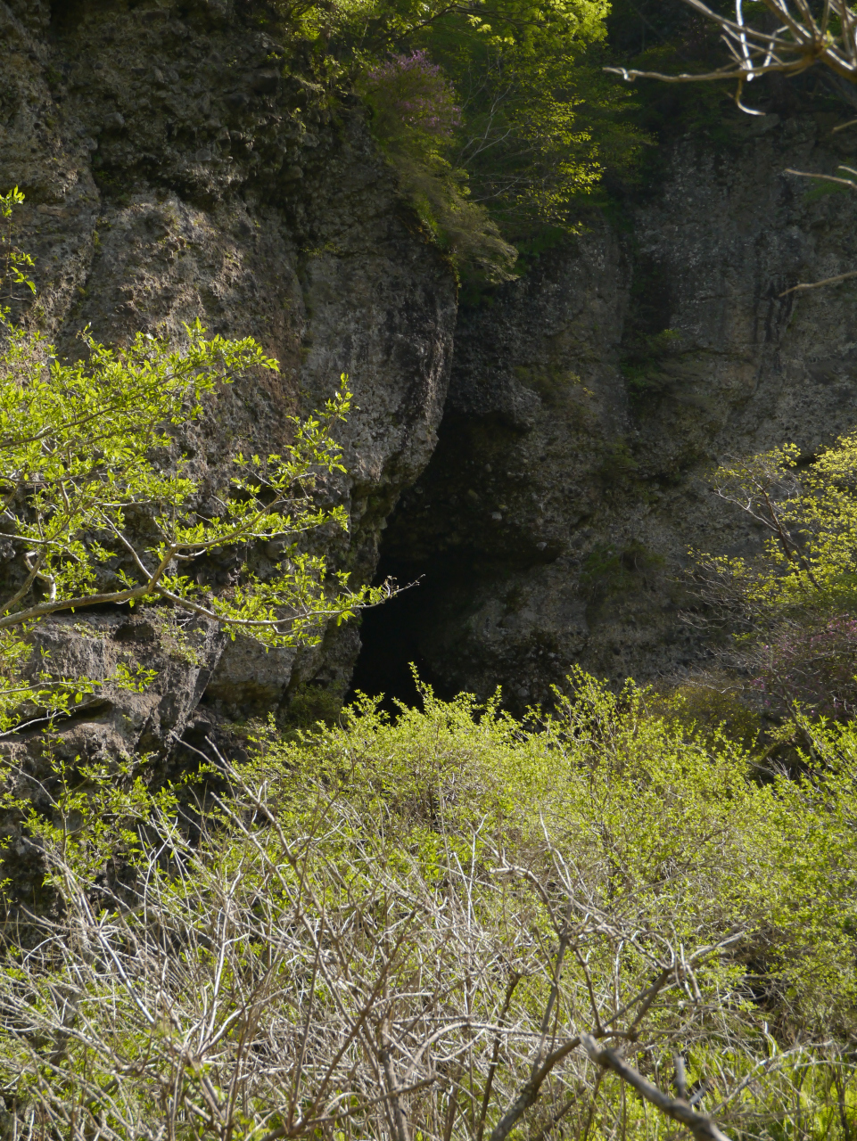 法印坊の洞窟
修験者が修行に使った洞窟、登山道から外れ地元のごく僅かな人しか訪れない場所です