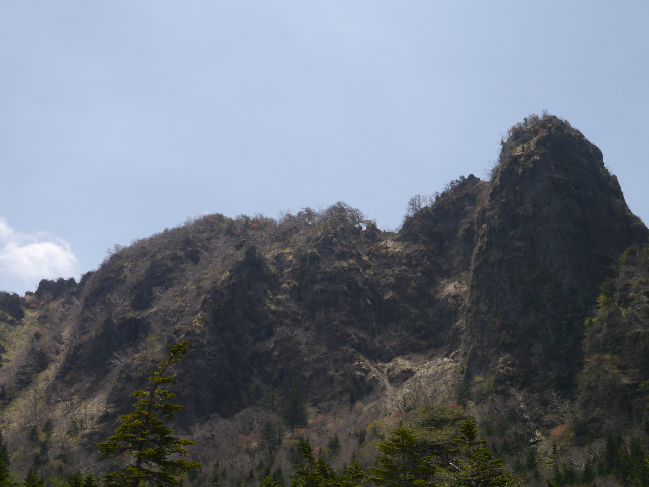牙山～剣ヶ峰の外輪山方向