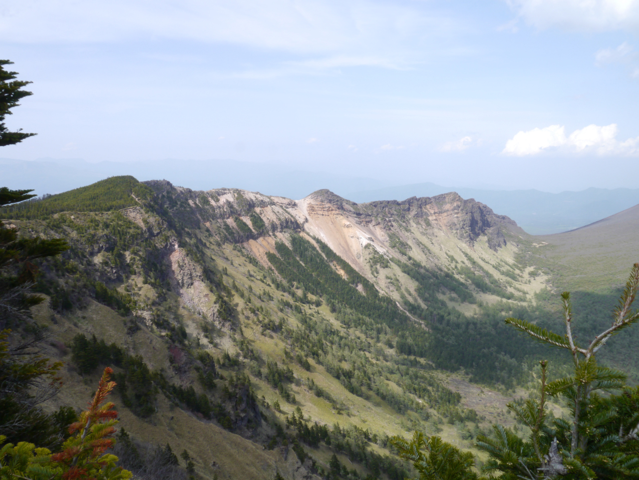 黒斑山からの外輪山