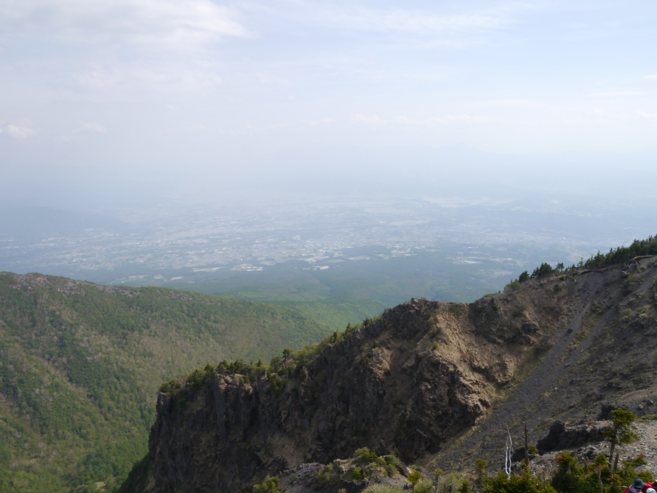 小諸市街見えます