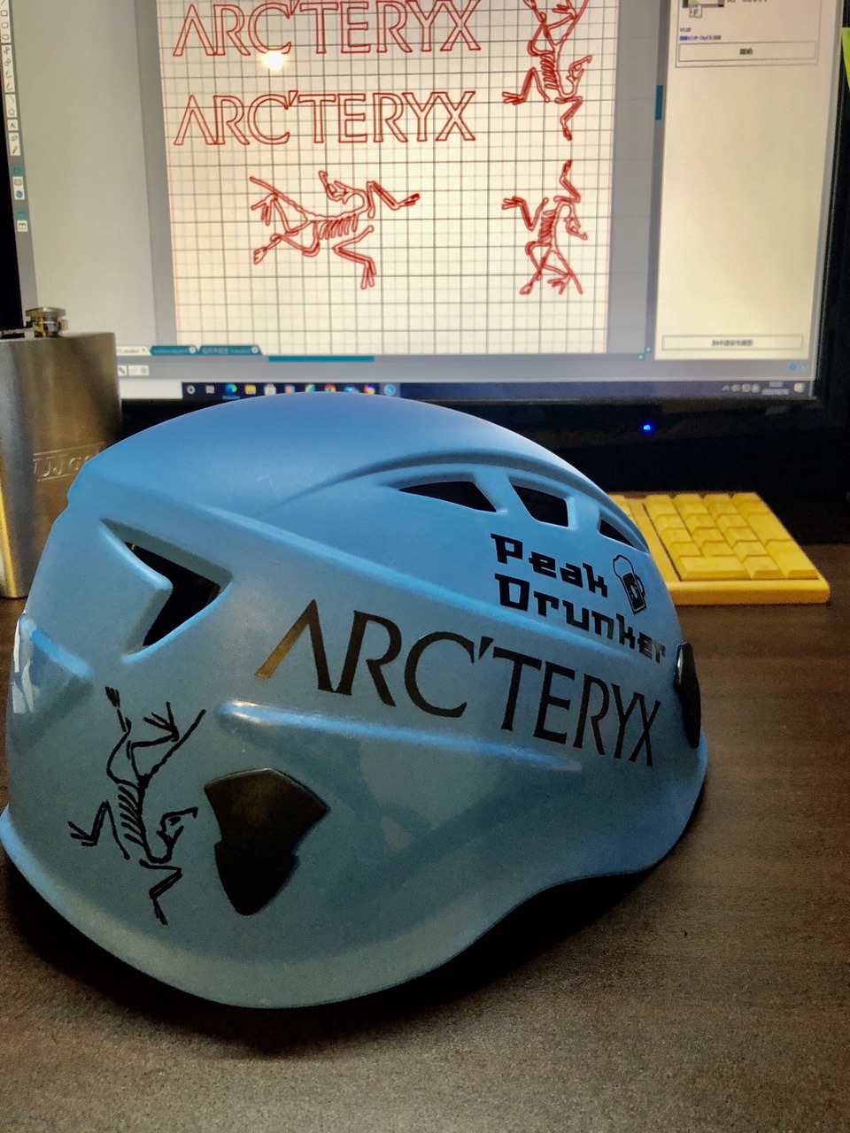 グリベルのヘルメット は純正でもロゴがカ ちゃころさんのモーメント Yamap ヤマップ