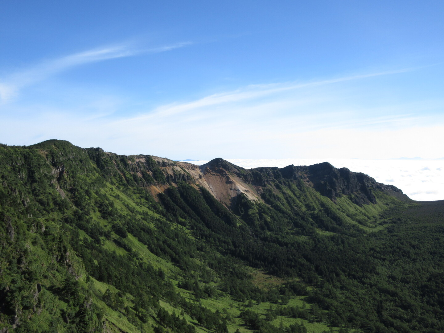 お手軽な黒斑山 蛇骨岳 仙人岳往復 浅間第一外輪山 ざどじぃさんの浅間山 黒斑山 篭ノ登山の活動データ Yamap ヤマップ