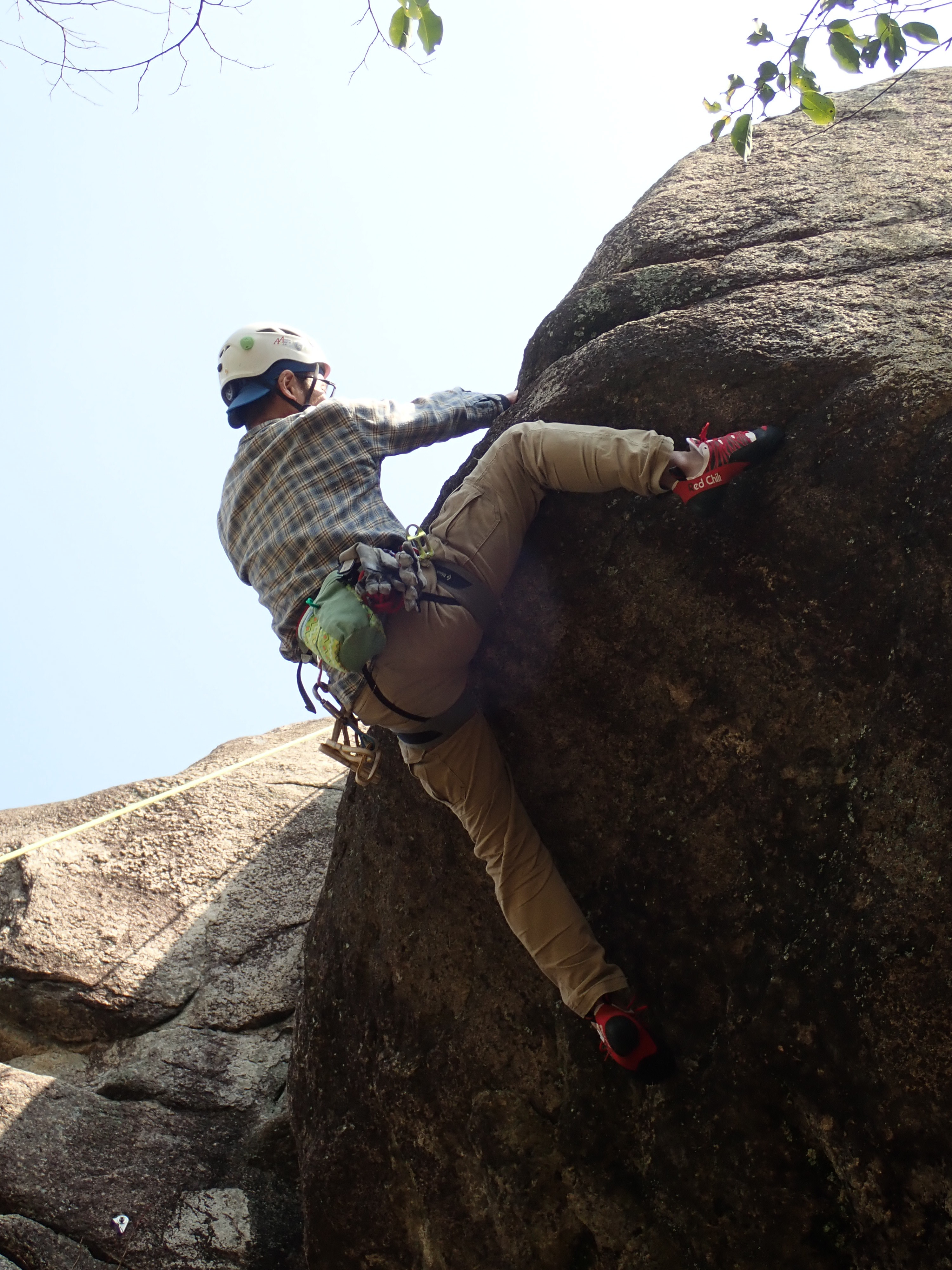 菩提寺山 山友に誘われclimbing かめクライマーさんの菩提寺山 滋賀県 の活動日記 Yamap ヤマップ
