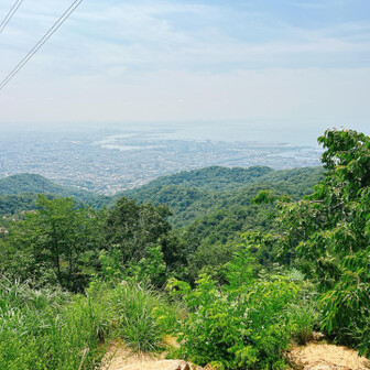 風吹岩より海方面