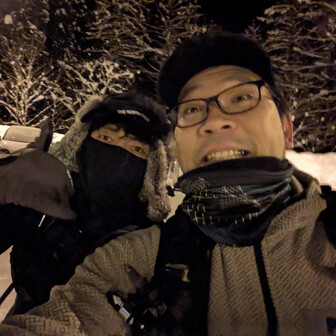 猪臥山 ナイトハイクスタート🤘

