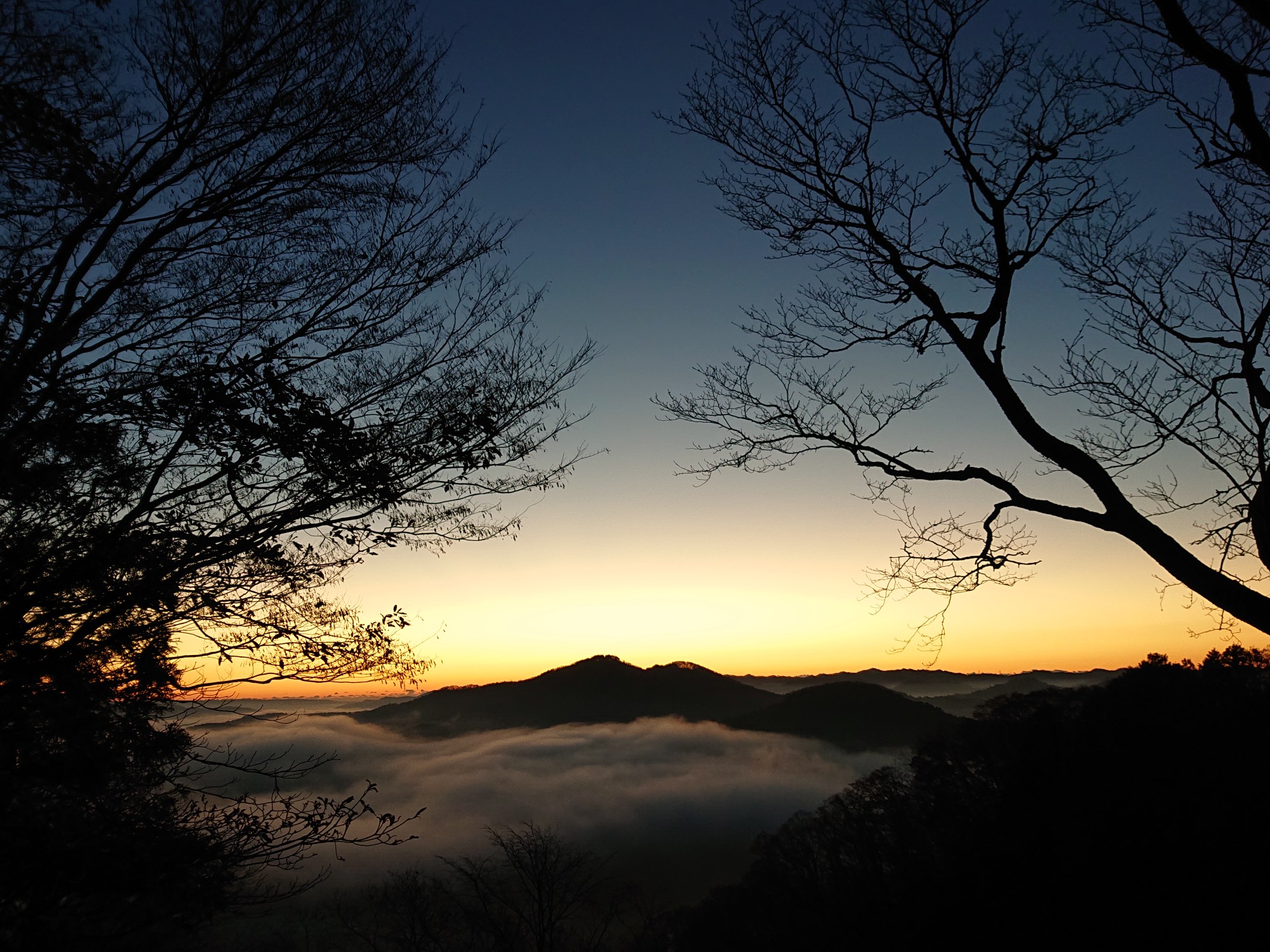 鎌倉山 栃木百名山 雲海と御来光 19 12 08 しんさんの芳賀富士の活動日記 Yamap ヤマップ