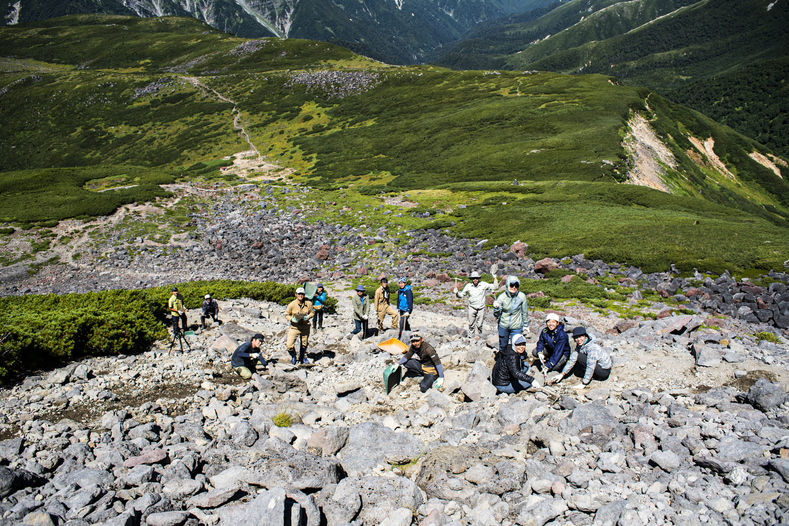 北アルプス・雲ノ平登山道整備プロジェクト