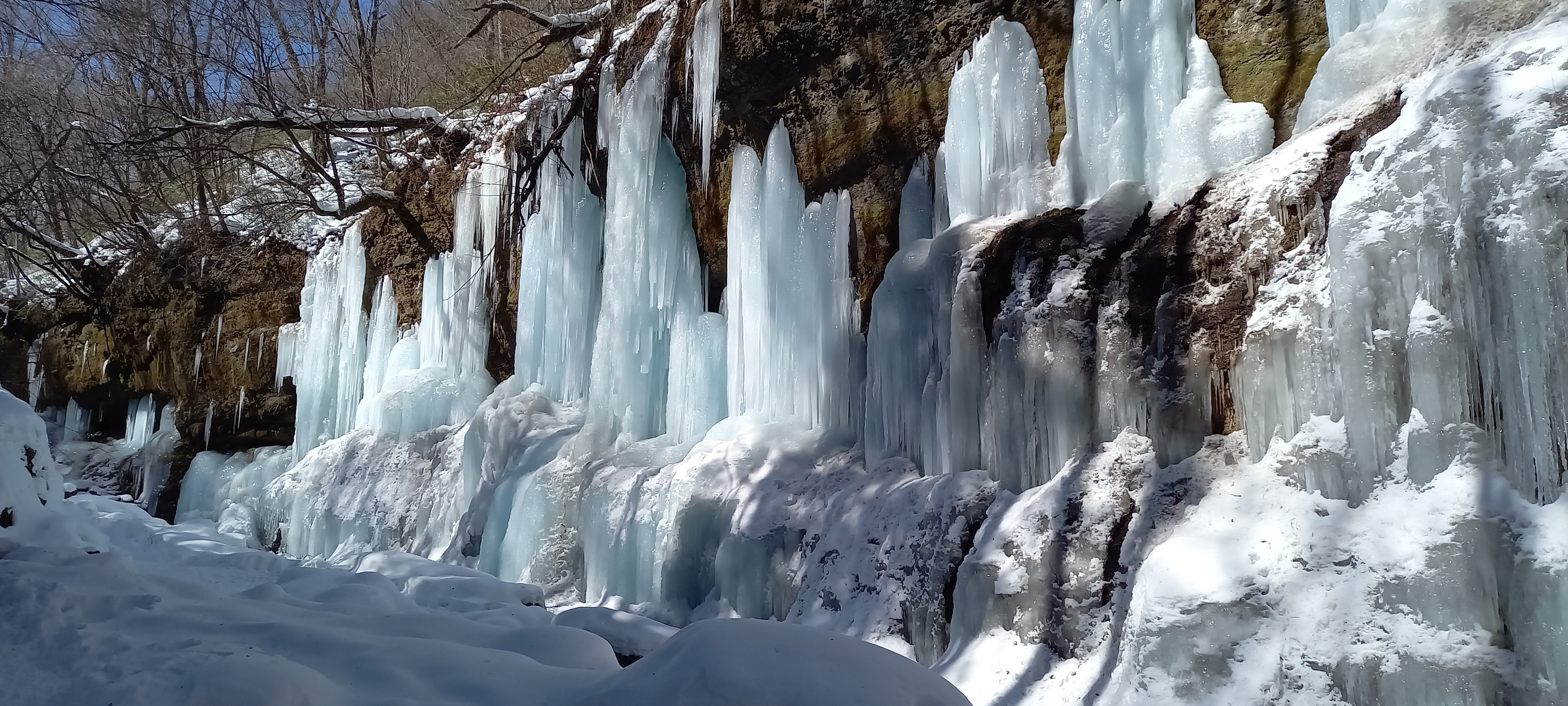 湯川渓谷 氷瀑 まっつさんの八ヶ岳 赤岳 硫黄岳 天狗岳 の活動データ Yamap ヤマップ