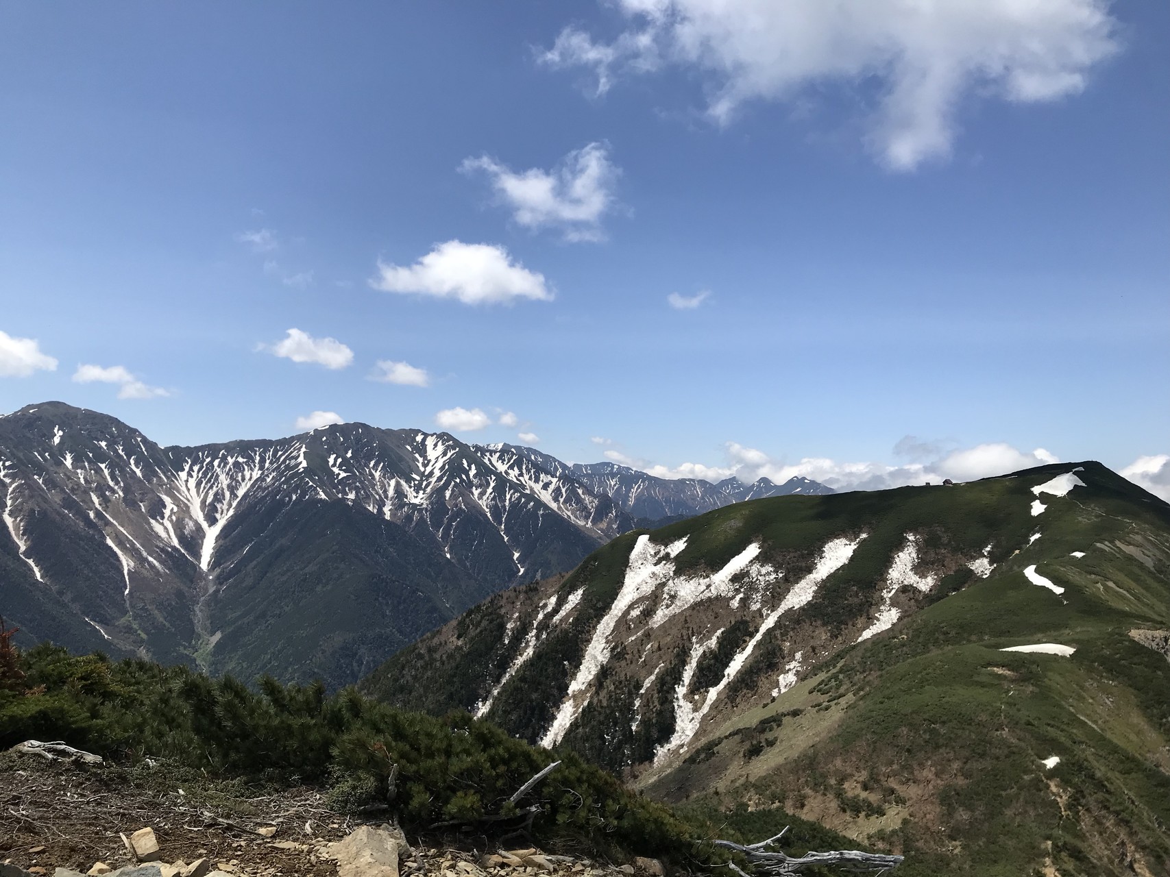 南アルプス 赤石山脈 三伏峠周辺 スプーンおばさんさんの塩見岳 権右衛門山 蝙蝠岳の活動データ Yamap ヤマップ