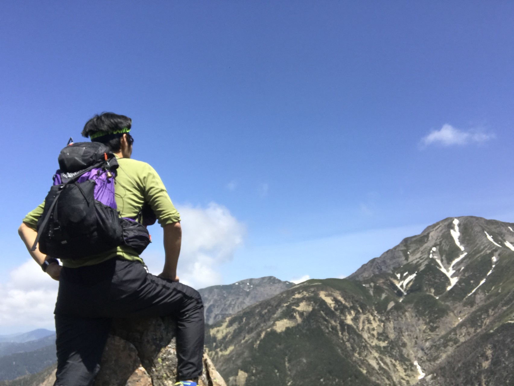 夏山アルプスシーズンスタート 芝沢 聖岳 光岳周回 Shin0609さんの聖岳 大沢岳 光岳の活動データ Yamap ヤマップ