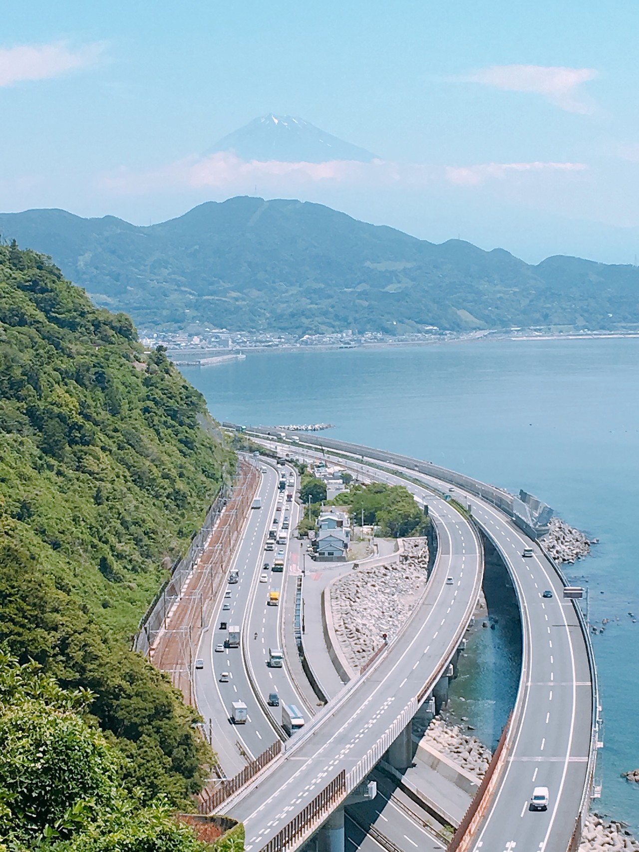 浜石岳登山口までの行き方確認の山行き 薩埵峠駐車場 アルルンさんの東海道五十三次 興津宿 江尻宿 府中宿 丸子宿 の活動データ Yamap ヤマップ