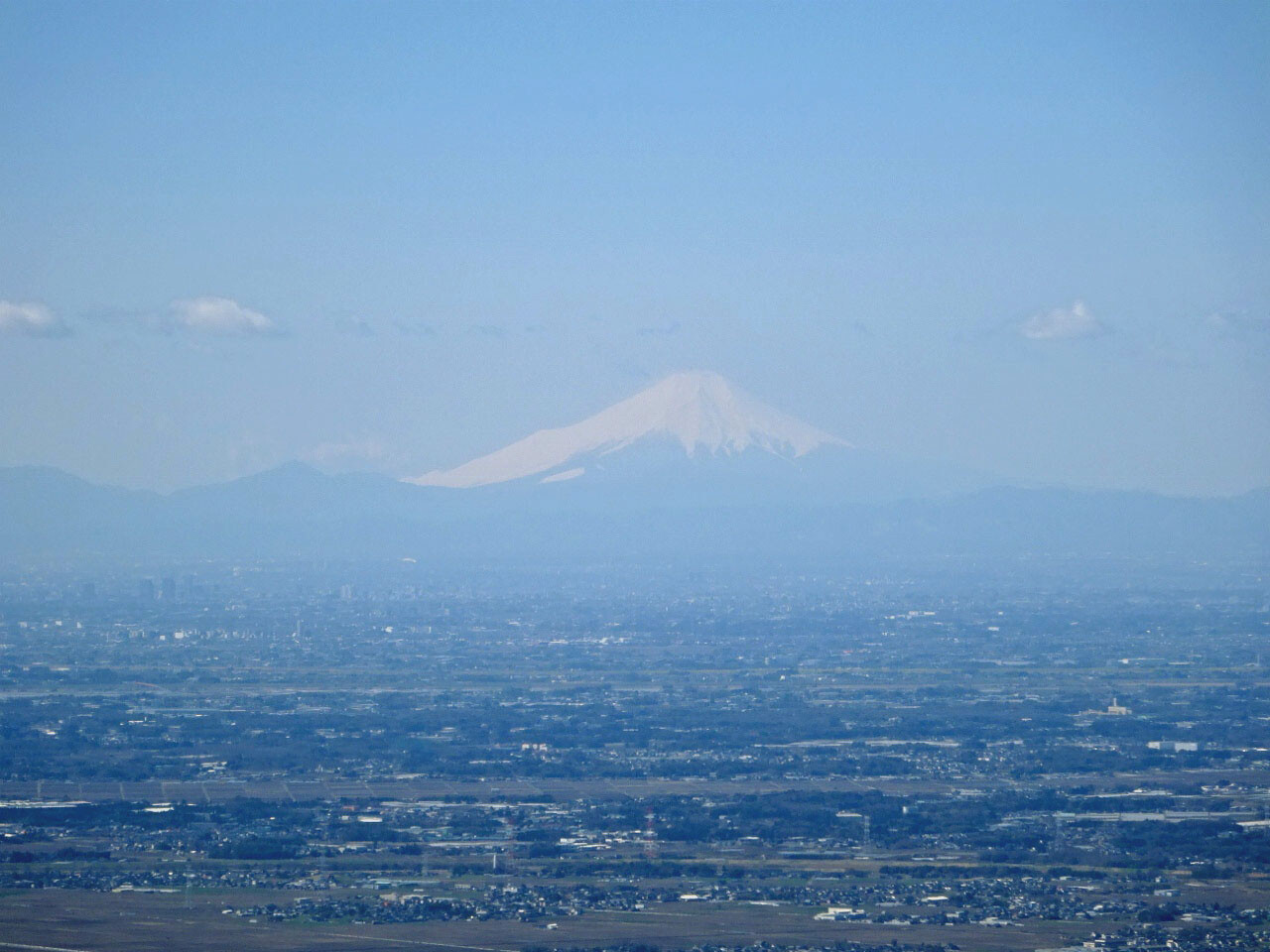筑波山から富士山を望む こばじいさんの筑波山の活動データ Yamap ヤマップ