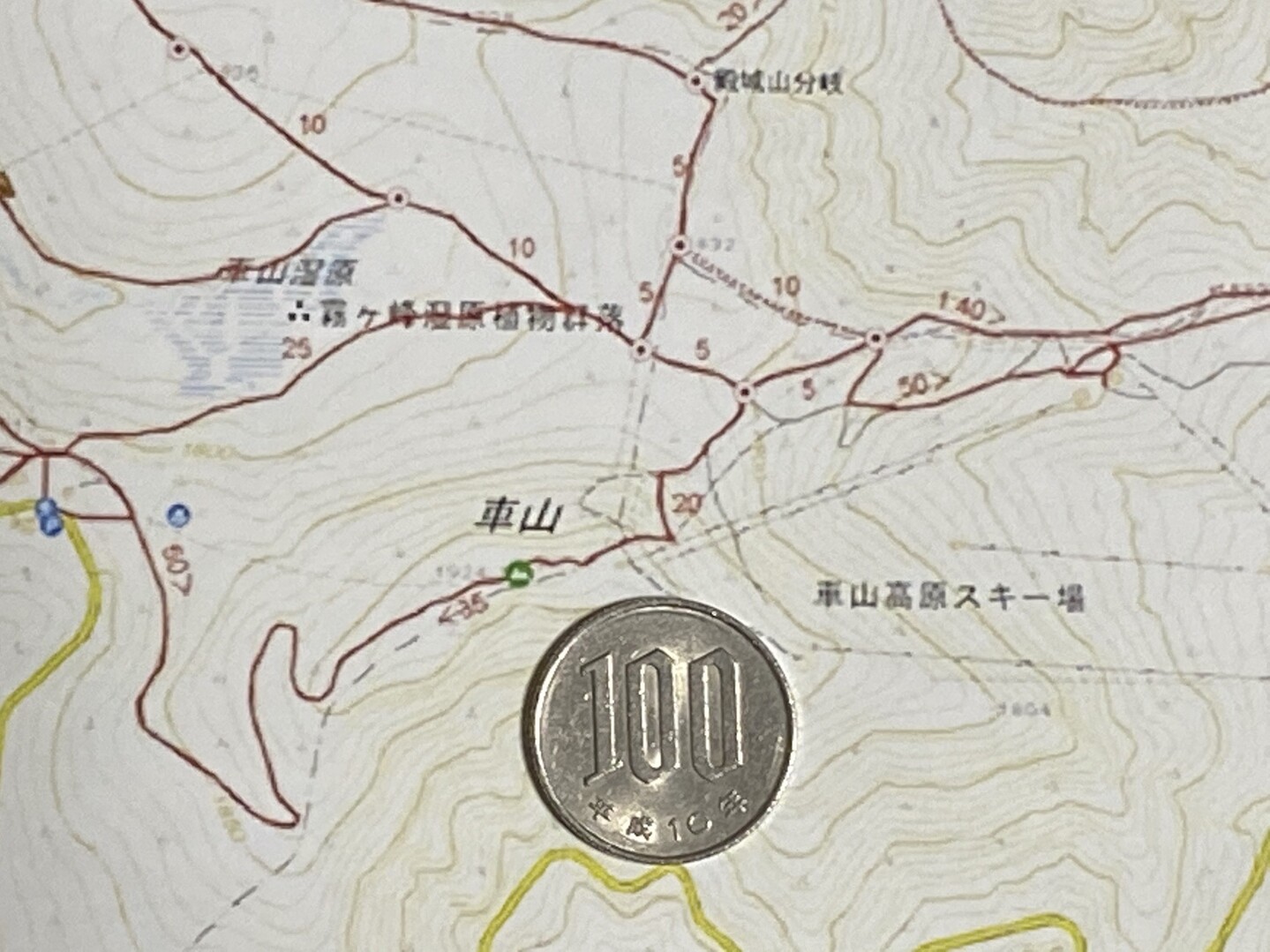 Yamap地図を印刷してみた やまちゃんさんの蛾ヶ岳 大平山 釈迦ヶ岳の活動日記 Yamap ヤマップ