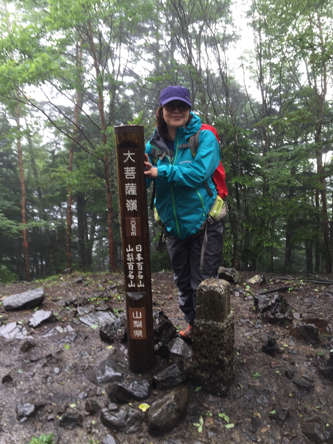 残念な天気ですが大菩薩嶺 こまこまさんの大菩薩嶺 鶏冠山 大マテイ山の活動データ Yamap ヤマップ