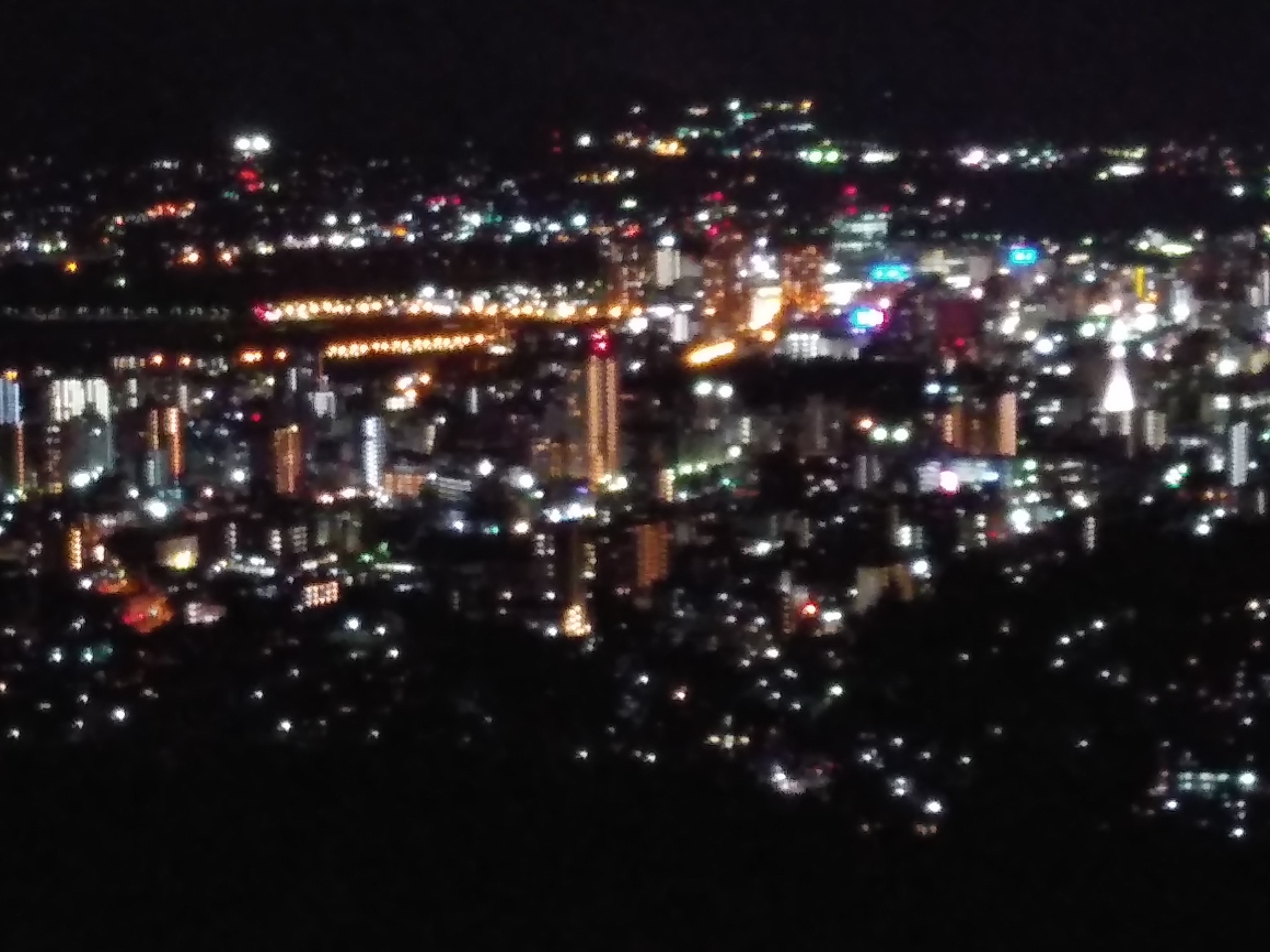 岩山展望台 冴える夜景 かみなりさんの盛岡市の活動データ Yamap ヤマップ